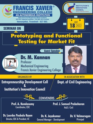 Seminar on Prototyping and Functional Testing for Market fit