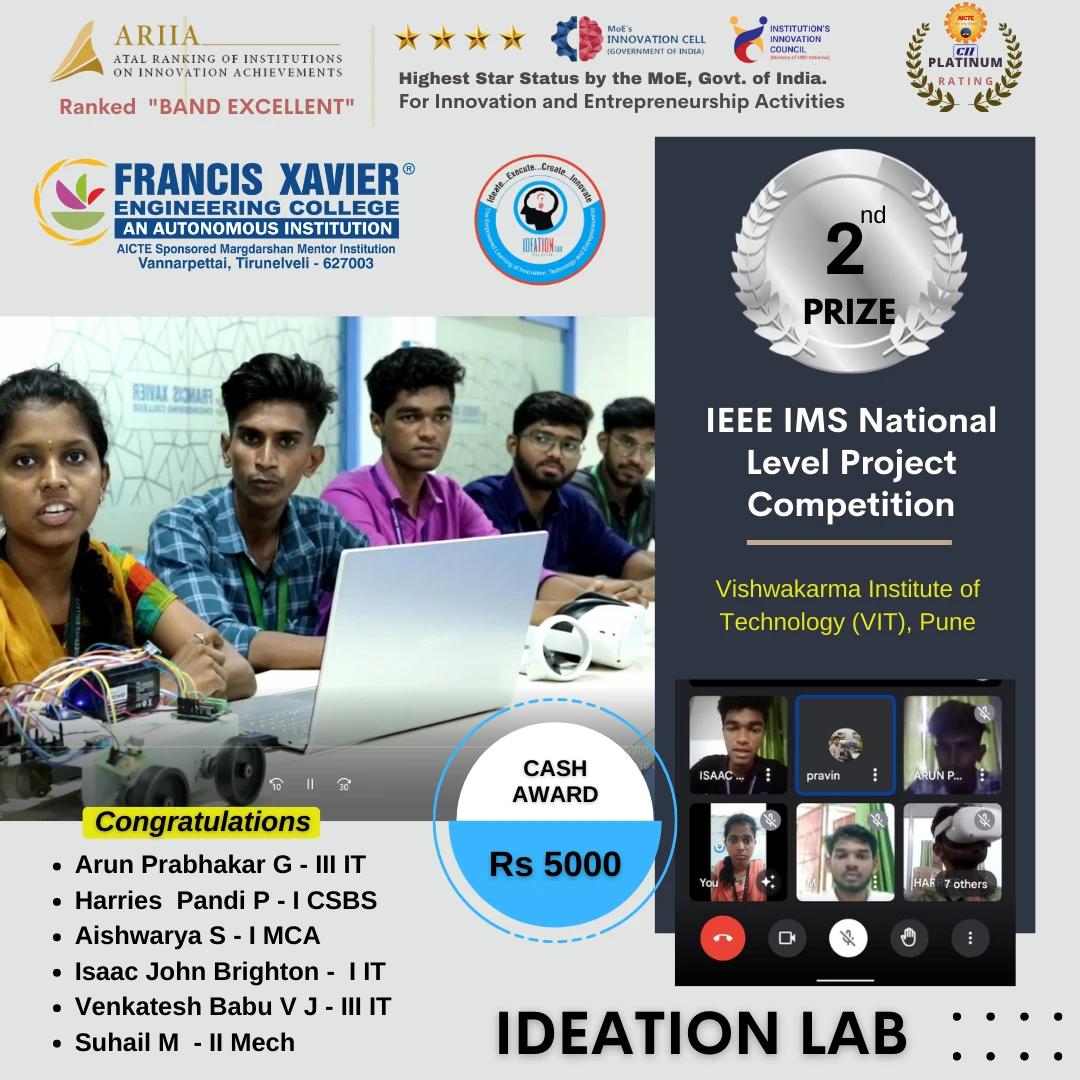 IEEE IMS National Level Project Competition
