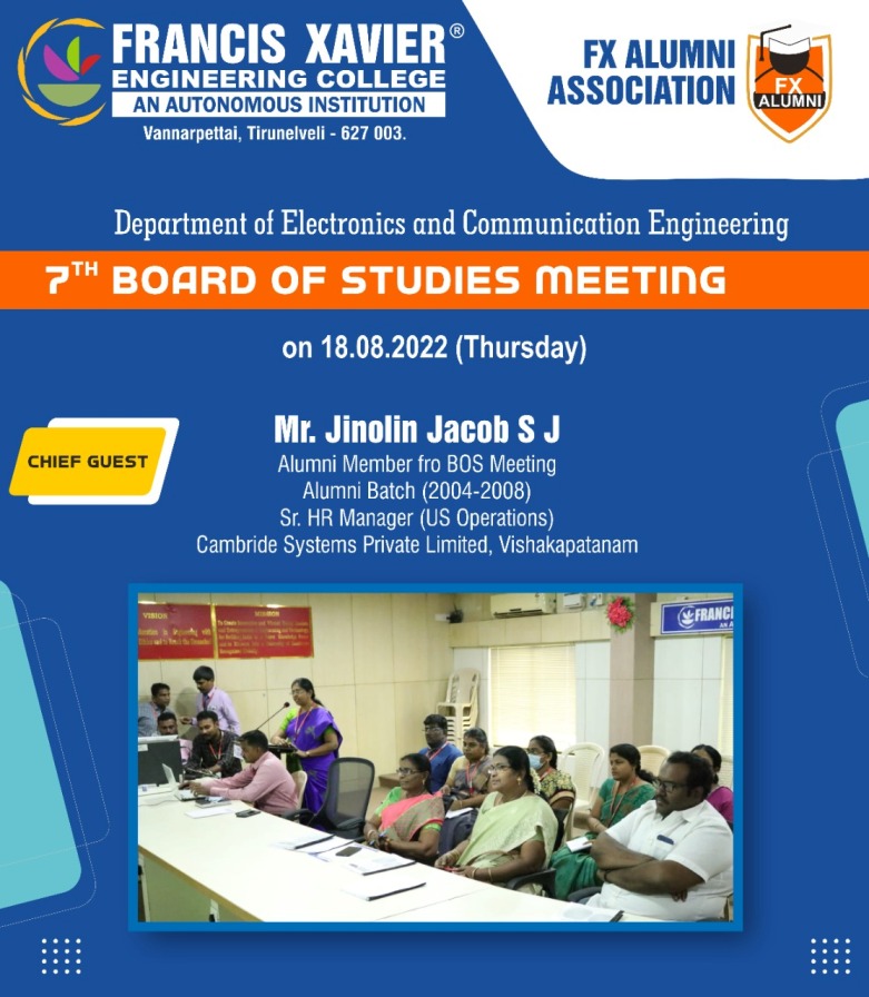 Department of ECE 7th Board of Study Meeting