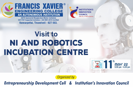 NI and Robotics Incubation Centre