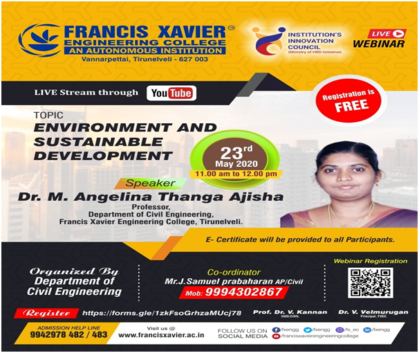 Webinar on Environment and Sustainable Development