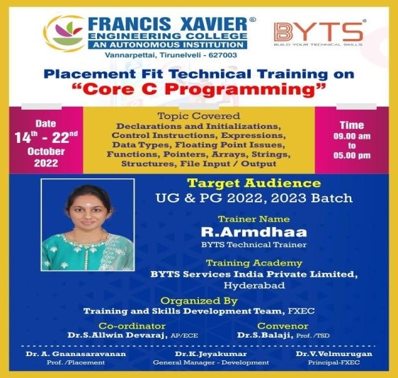 Placement Fit Technical Training on Core C Programming