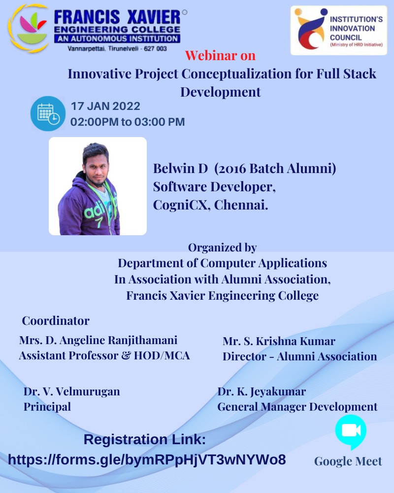 Innovative Project Conceptualization for Full Stack Development