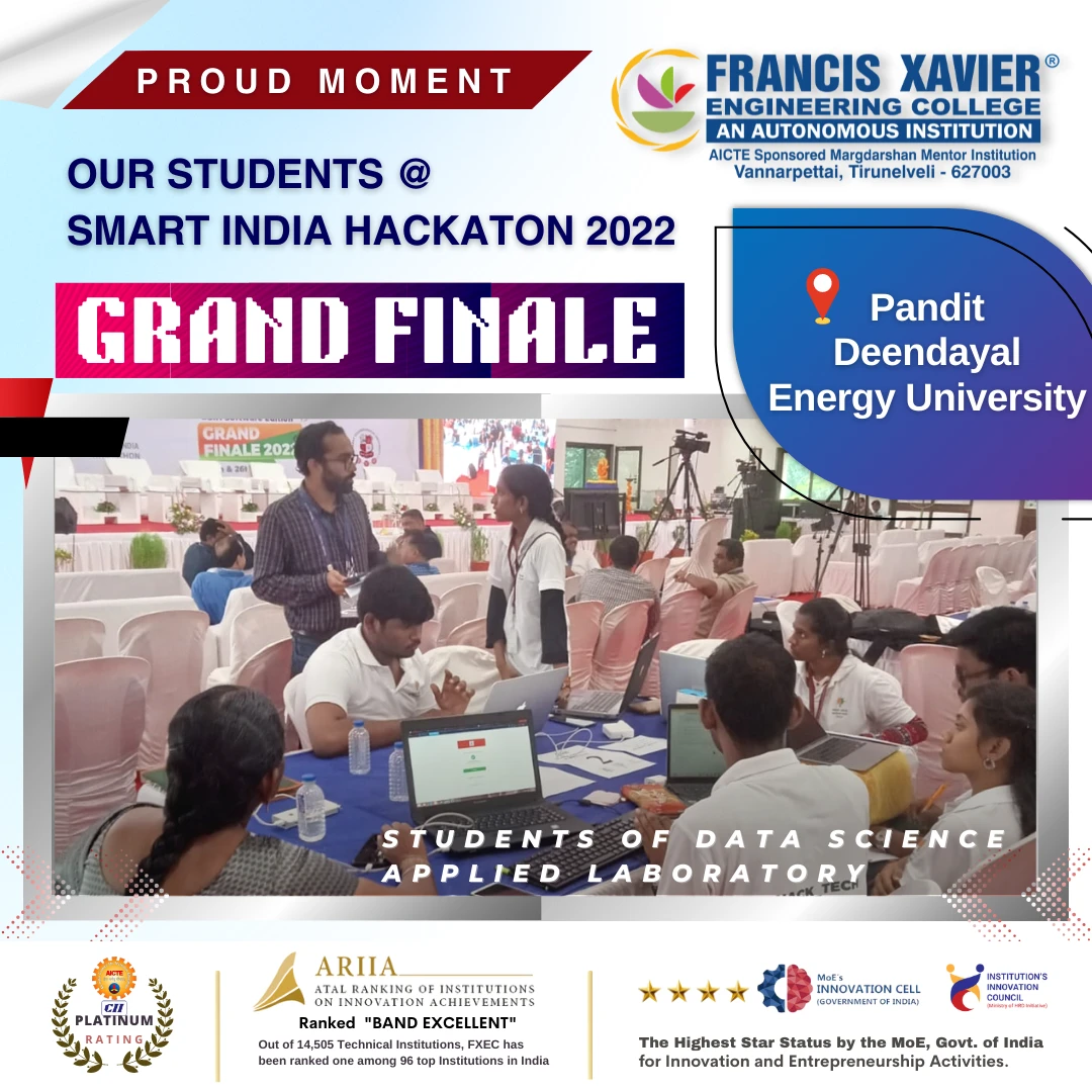 Our Students @  Smart India Hackathon 2022 - Grand Finale