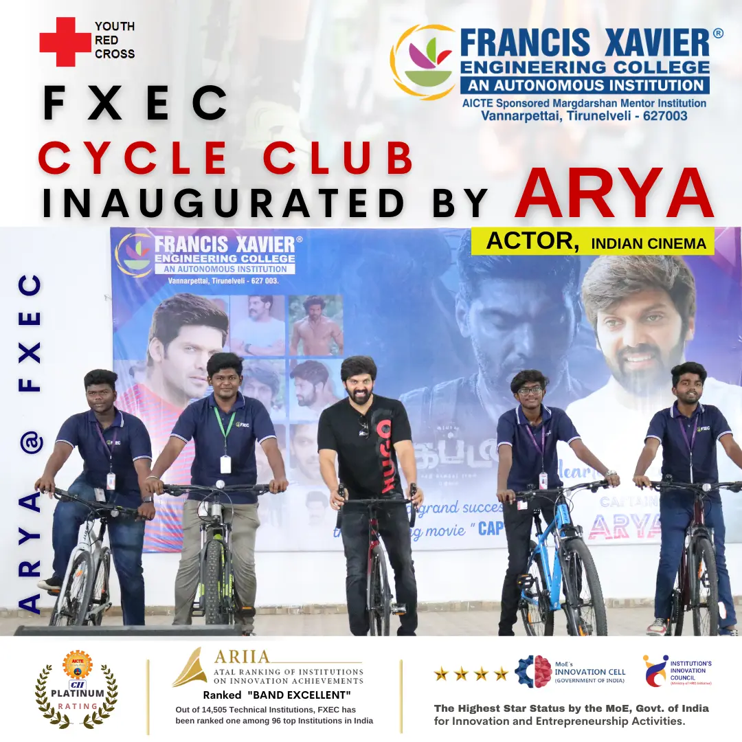 FXEC Cycle Club Inaugurated By Arya