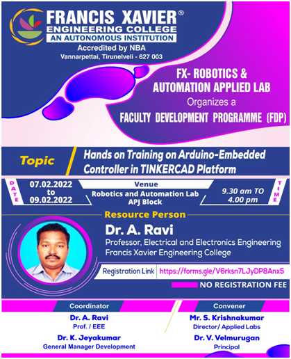 Hands On Training on Arduino-TINKERCAD Platform