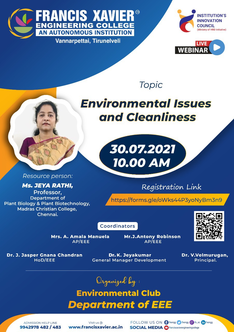 Environmental Issues and Cleanliness