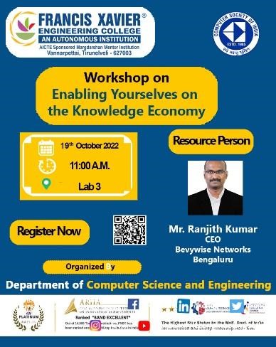 Workshop on Enabling Yourselves on the Knowledge Economy
