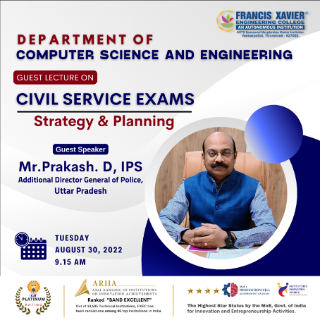 Guest Lecture on Civil Service Exams Strategy & Planning