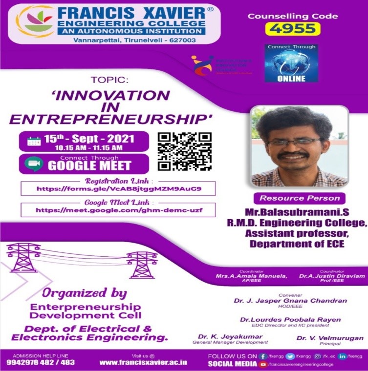 Innovation in Entrepreneurship
