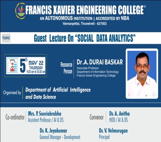 Social Data Analytics - Guest Lecture