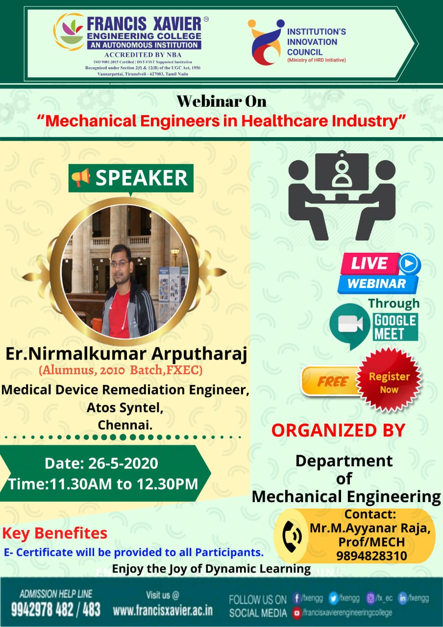 Mechanical Engineers in Healthcare Industry