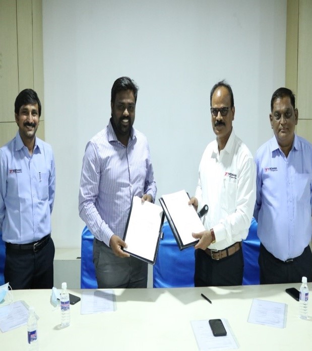The Department of Mechanical Engineering of FXEC signed a MoU with ATC Tyres Pvt Ltd