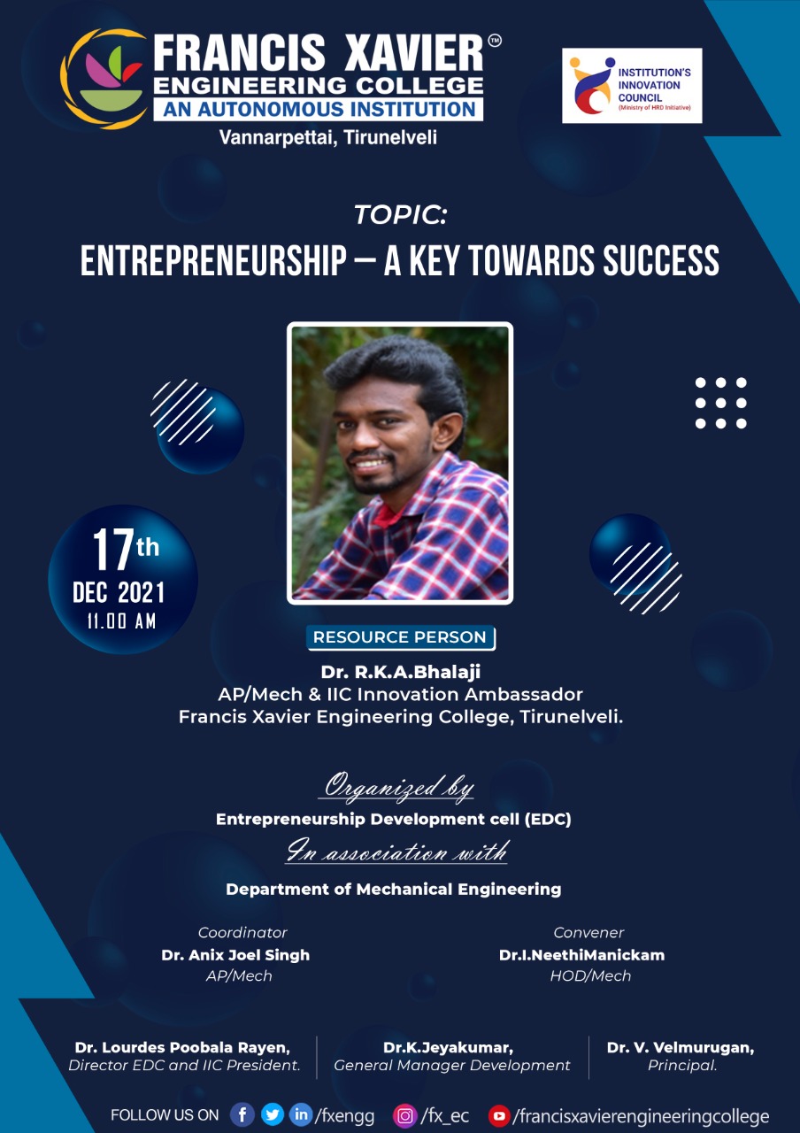 Entrepreneurship - A Key towards Success