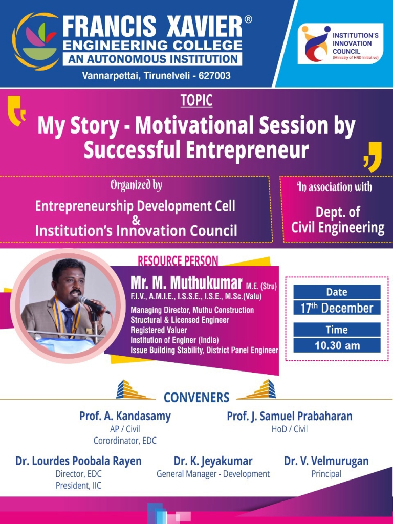 Motivation Session by a Successful Entrepreneur