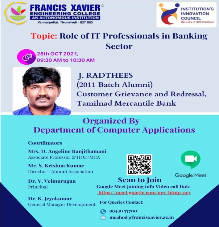 Role of IT professionals in banking sector