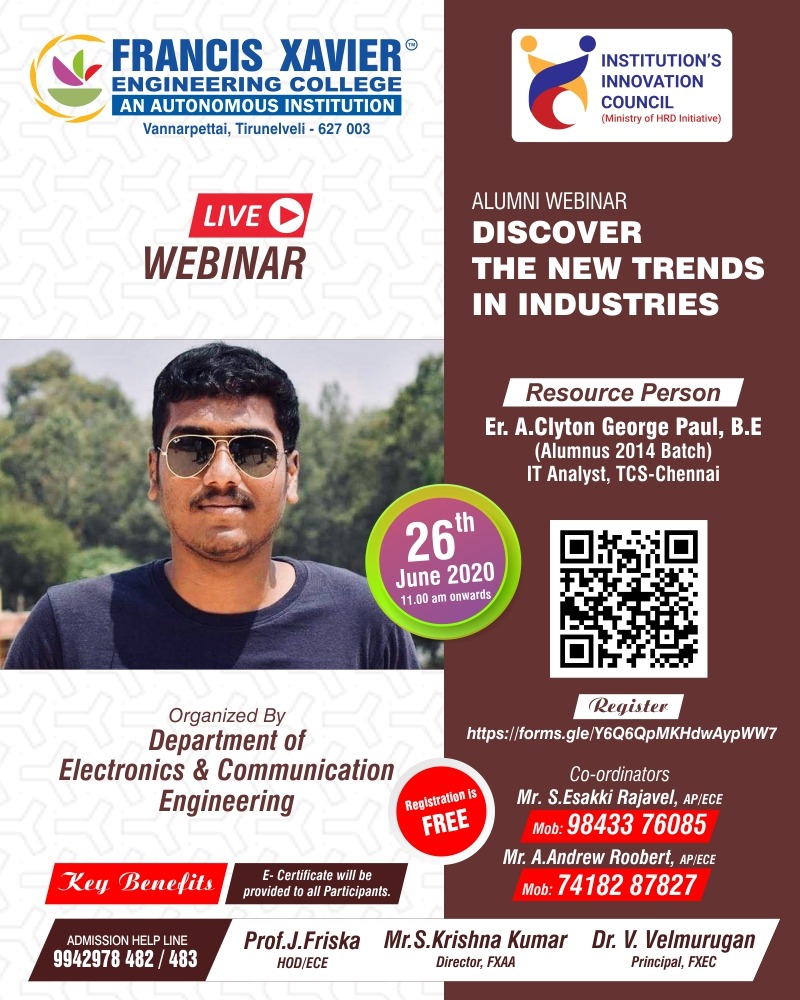 Webinar on Discover the new Trends in Industries