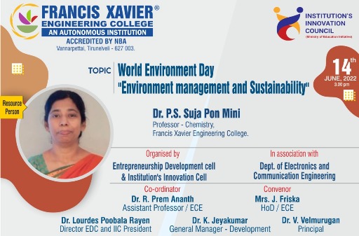 Seminar on World Environment Day Environment Management and Sustainability