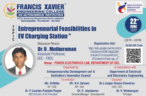 Entrepreneurial Feasibilities in EV Charging Station
