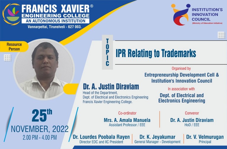 Expert Talk on IPR Related to Trademarks