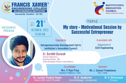 Motivational session by Successful Entrepreneur