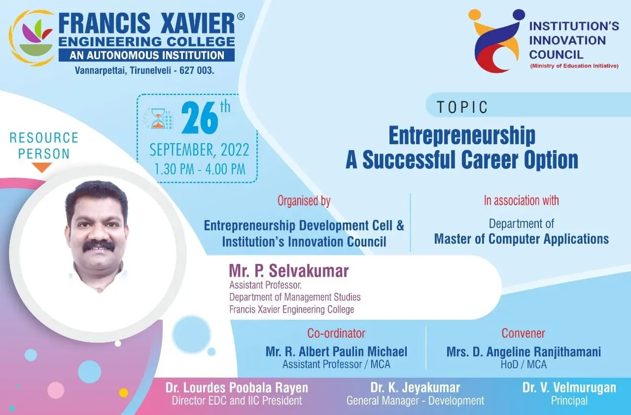 Seminar on Entrepreneurship A Successful Career Option