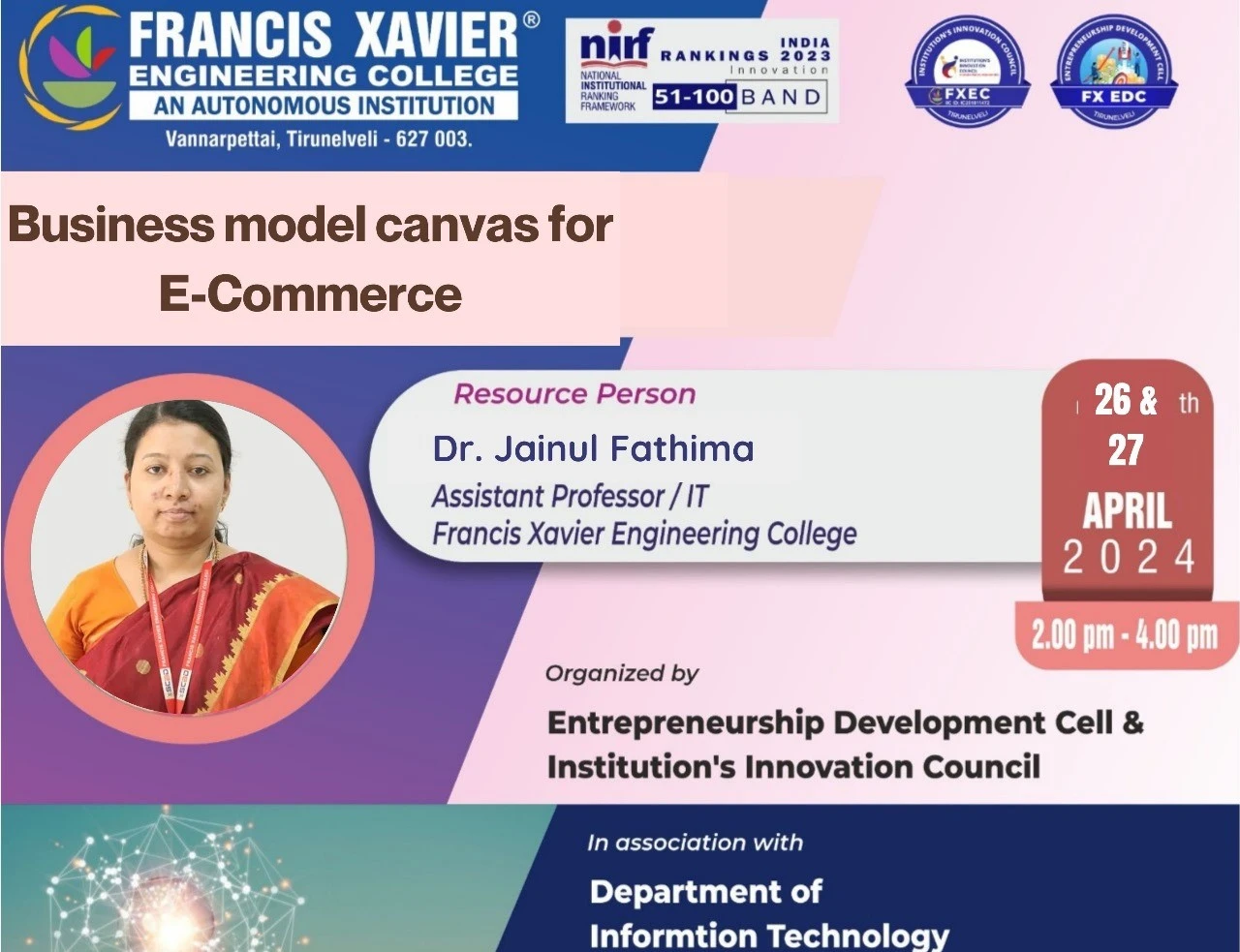 Workshop on Business Model Canvas for E-Commerce