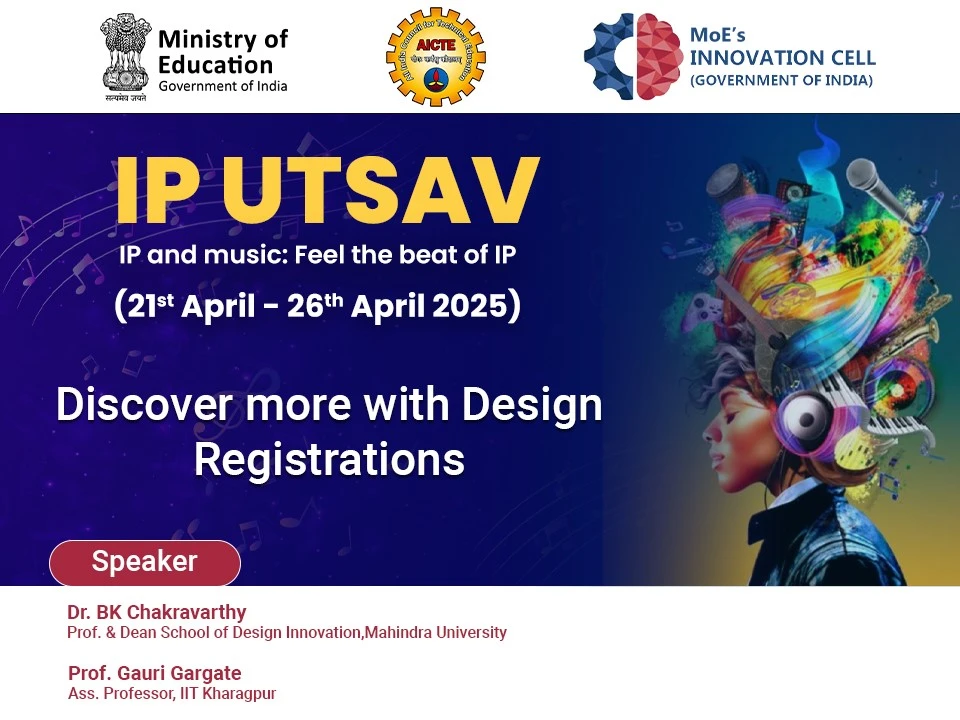 Discover more with Design Registrations: Masterclass on Patents and Design Registration