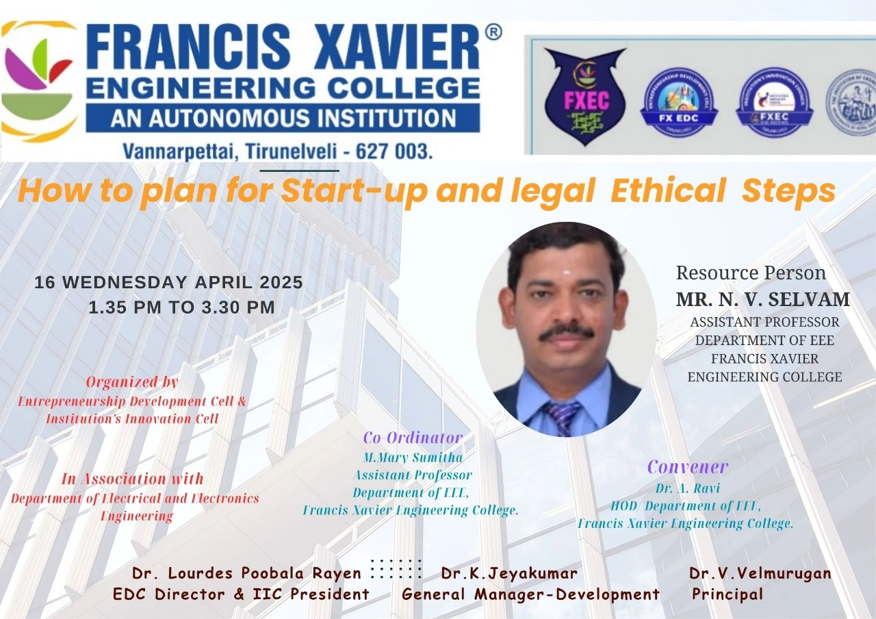 How to plan for Start-up and legal & Ethical Steps