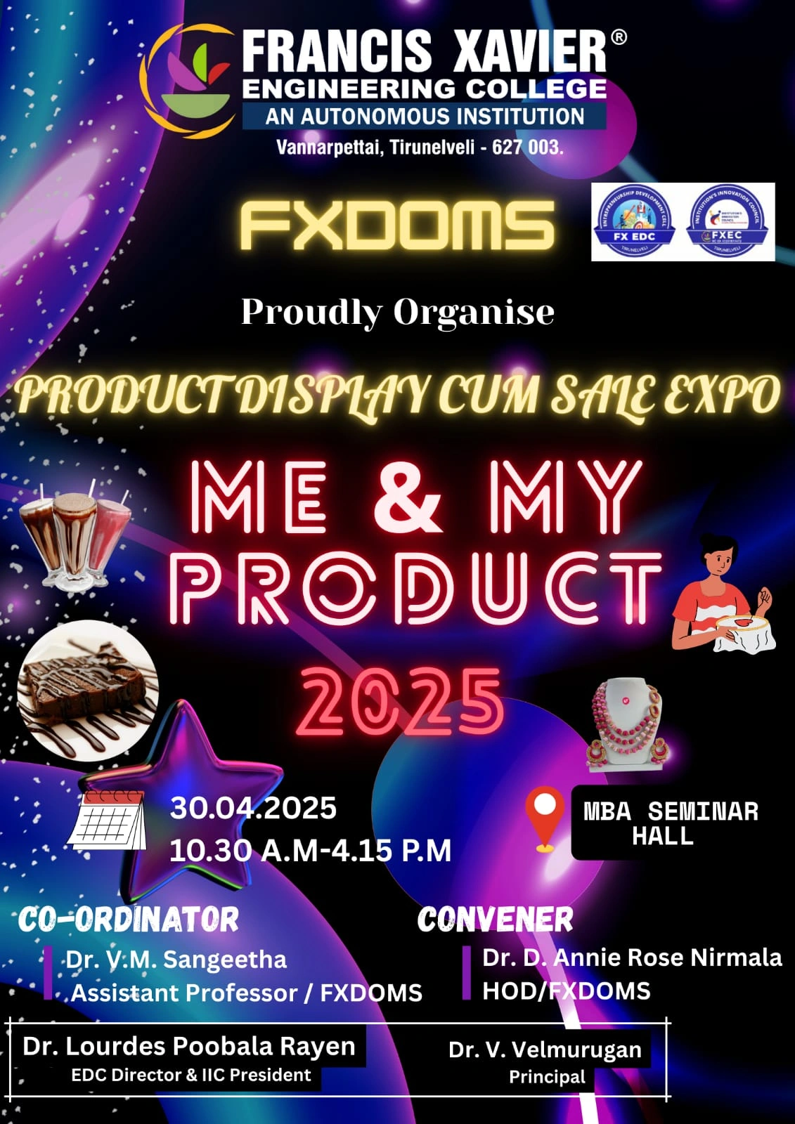 Experiential Entrepreneurship: Student Entrepreneurs Product Display Cum Sale Expo