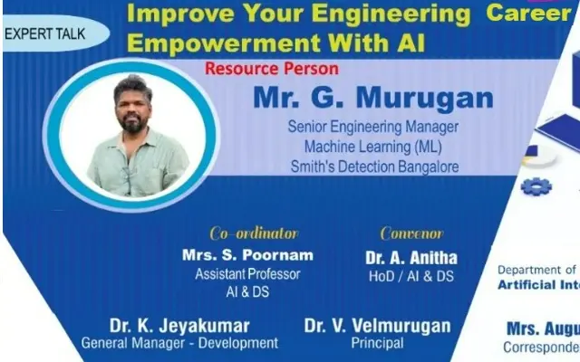 Guest talk on Improve Your Engineering Career Empowerment With AI