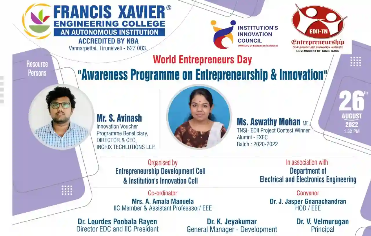 Awareness Programme on Entrepreneurship and Innovation