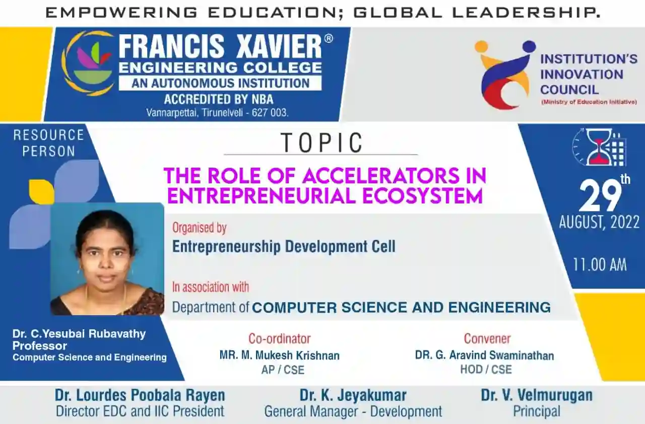 The Role of Accelerators in Entrepreneurial Ecosystem
