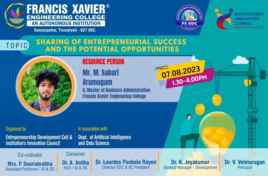 Sharing of Entrepreneurial Success and the Potential Opportunities
