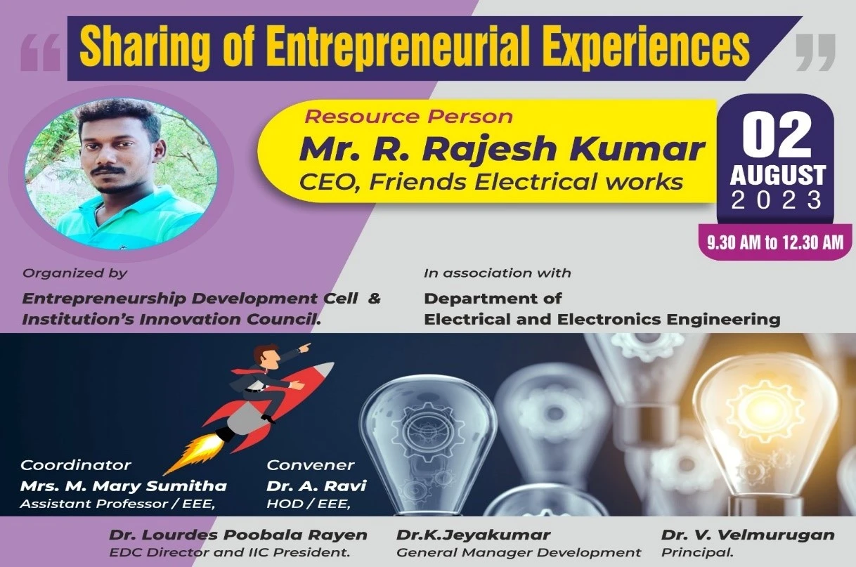 Sharing of Entrepreneurial Experiences
