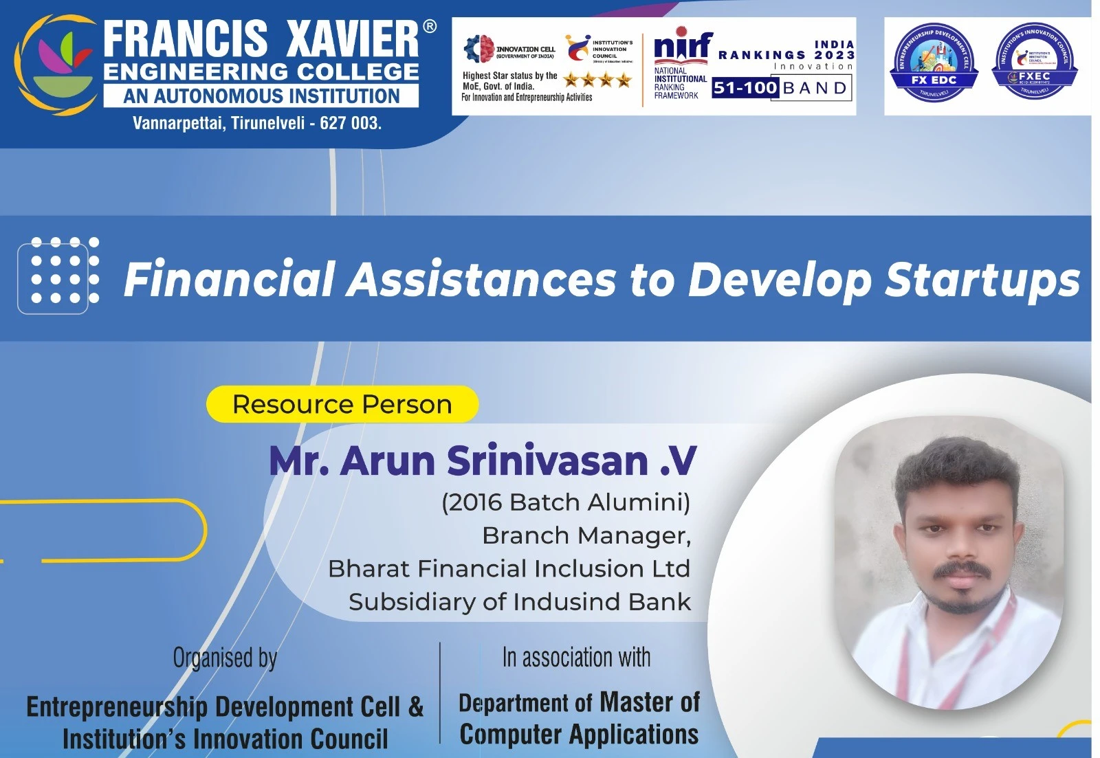 Financial Assistance to Develop Startup
