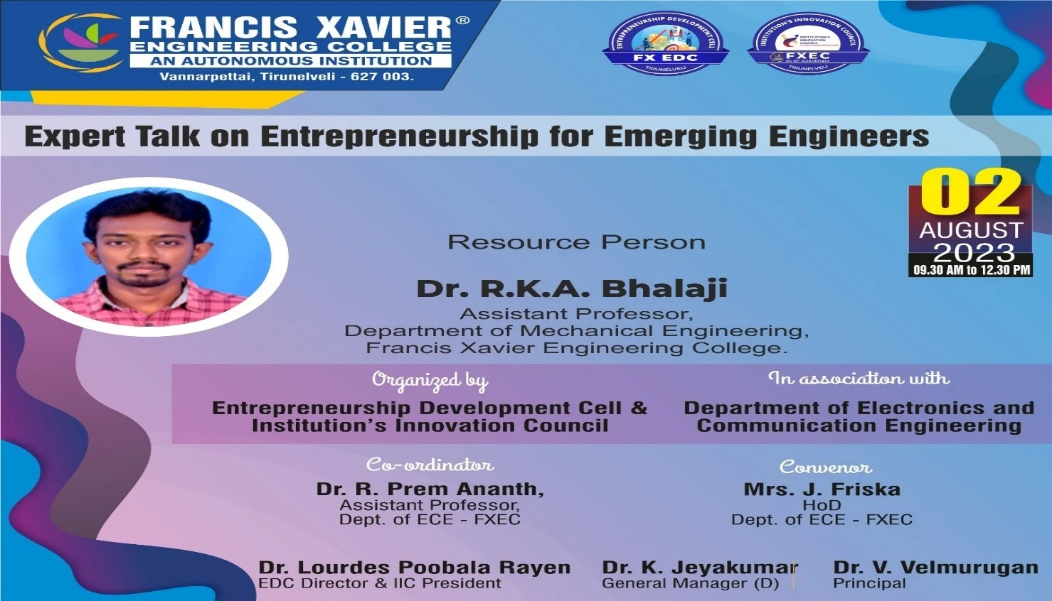 Expert Talk on Entrepreneurship for Emerging Engineers