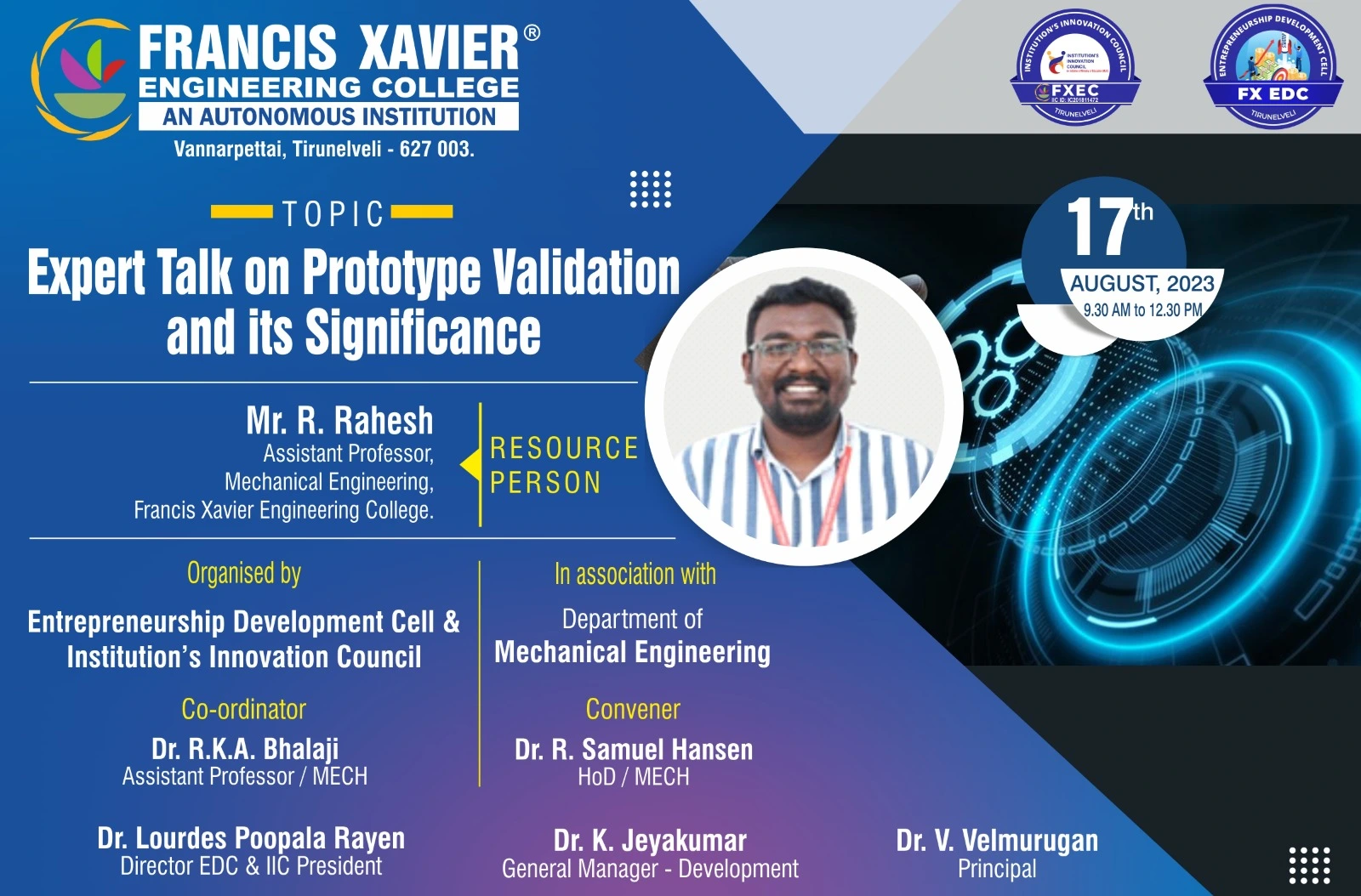 Expert Talk on Prototype Validation and its Importance