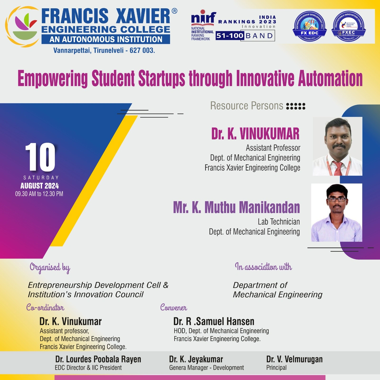 Empowering Student Startups through Innovative Automation