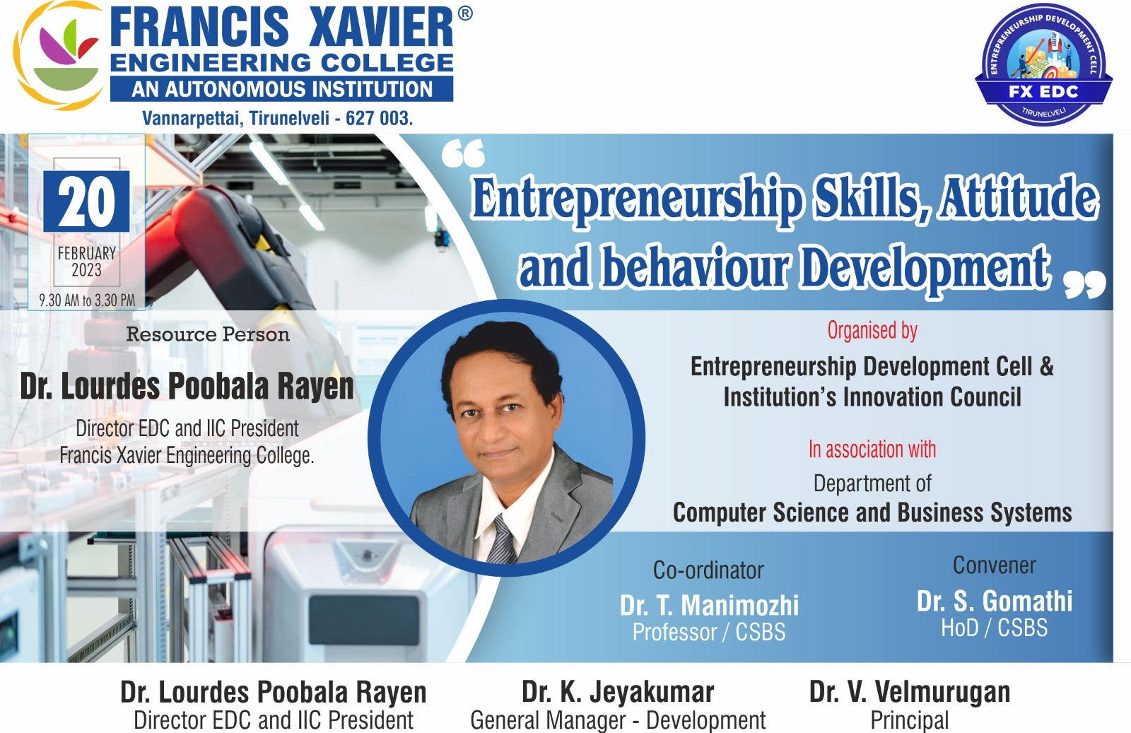 Entrepreneurship Skills, Attitude and Behavior Development