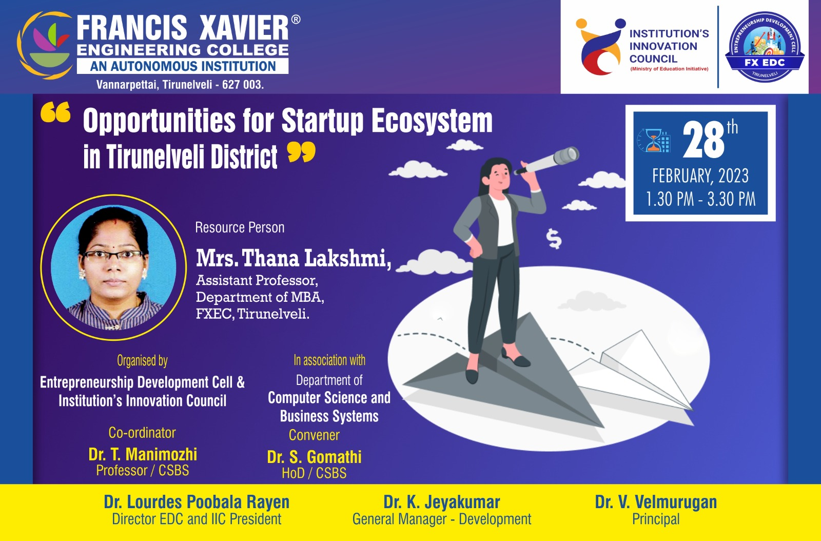 Opportunities for Startup Ecosystem in Tirunelveli District