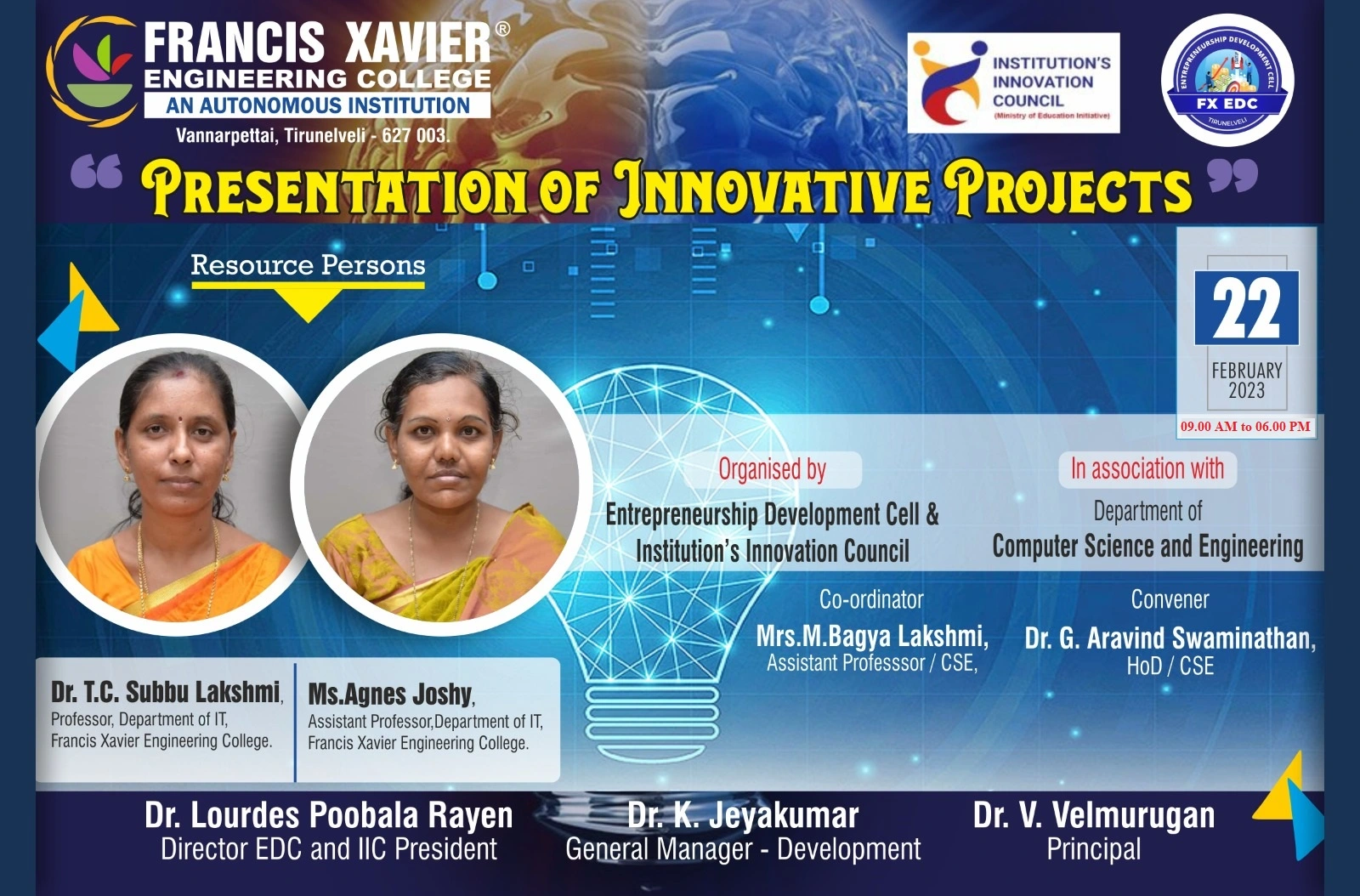 Presentation of Innovative Projects