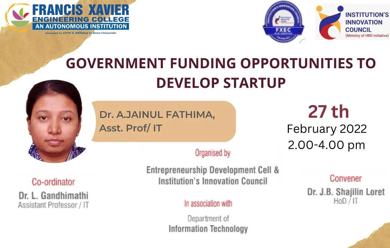 Government Funding Opportunities to Develop Startup