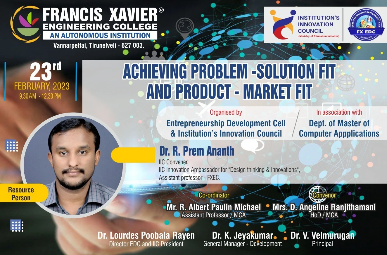 Expert Talk on Achieving Problem - Solution Fit and Product –  Market Fit