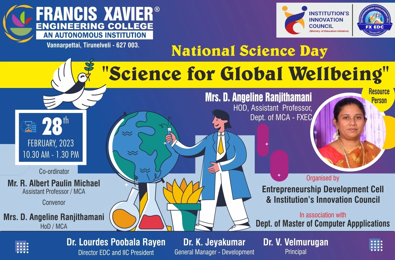 National Science Day Science for Global wellbeing IIC Celebration Day Activity