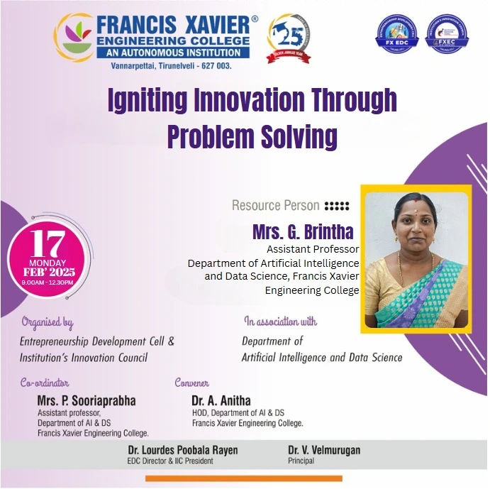 “Igniting Innovation Through Problem solving”
