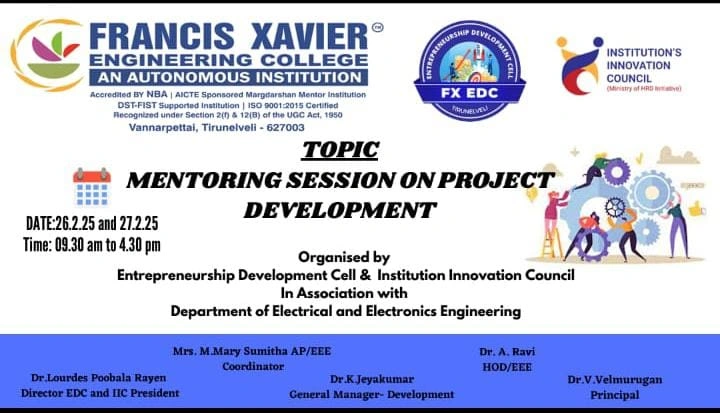 “Mentoring session on Project Development”