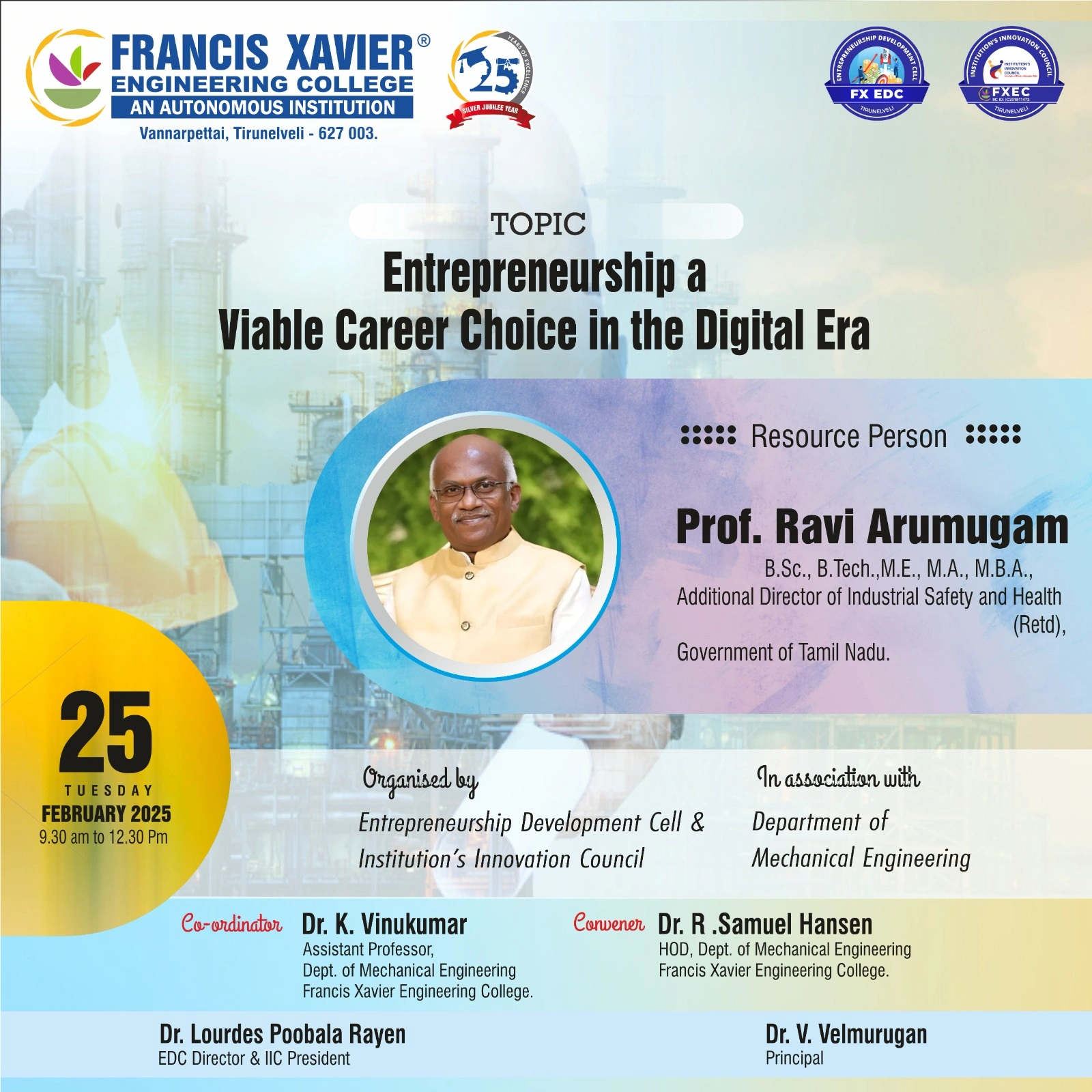   “Entrepreneurship a Viable Career Choice in the Digital Era”  