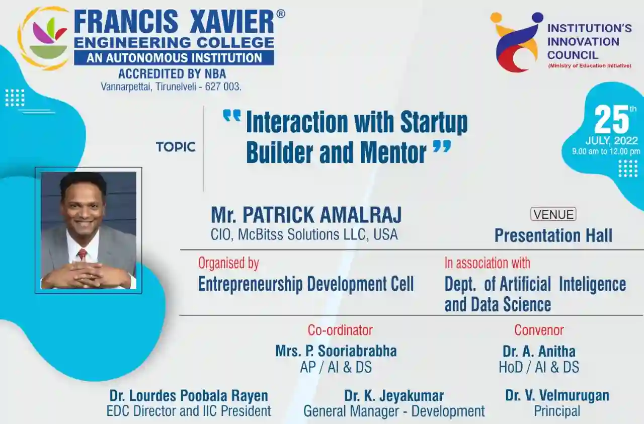 Interaction with Startup Builder and Mentor