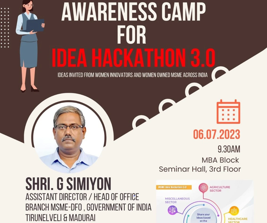 Awareness Camp for Idea Hackathon 3.0